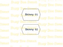 Load image into Gallery viewer, Skinny Hexagon Cookie Cutter 02