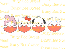 Load image into Gallery viewer, Valentines Pochacco Heart plaque cutter