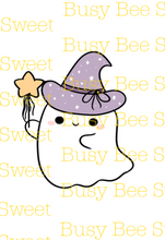 Load image into Gallery viewer, Ghost hold wand and witch hat cutter-24