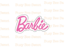 Load image into Gallery viewer, "Barbie" Word Cookie Cutter