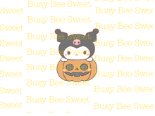 Load image into Gallery viewer, Kuromi in pumpkin cutter