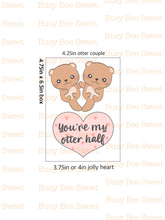 Load image into Gallery viewer, Otter Couple Cutter