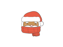 Load image into Gallery viewer, Santa/ Penguin/ Snowman with Scarf Cookie Cutter