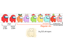 Load image into Gallery viewer, SUS with Candy Cane Hat/ or Bunny Hat Cookie Cutter