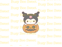 Load image into Gallery viewer, Kuromi in pumpkin cutter
