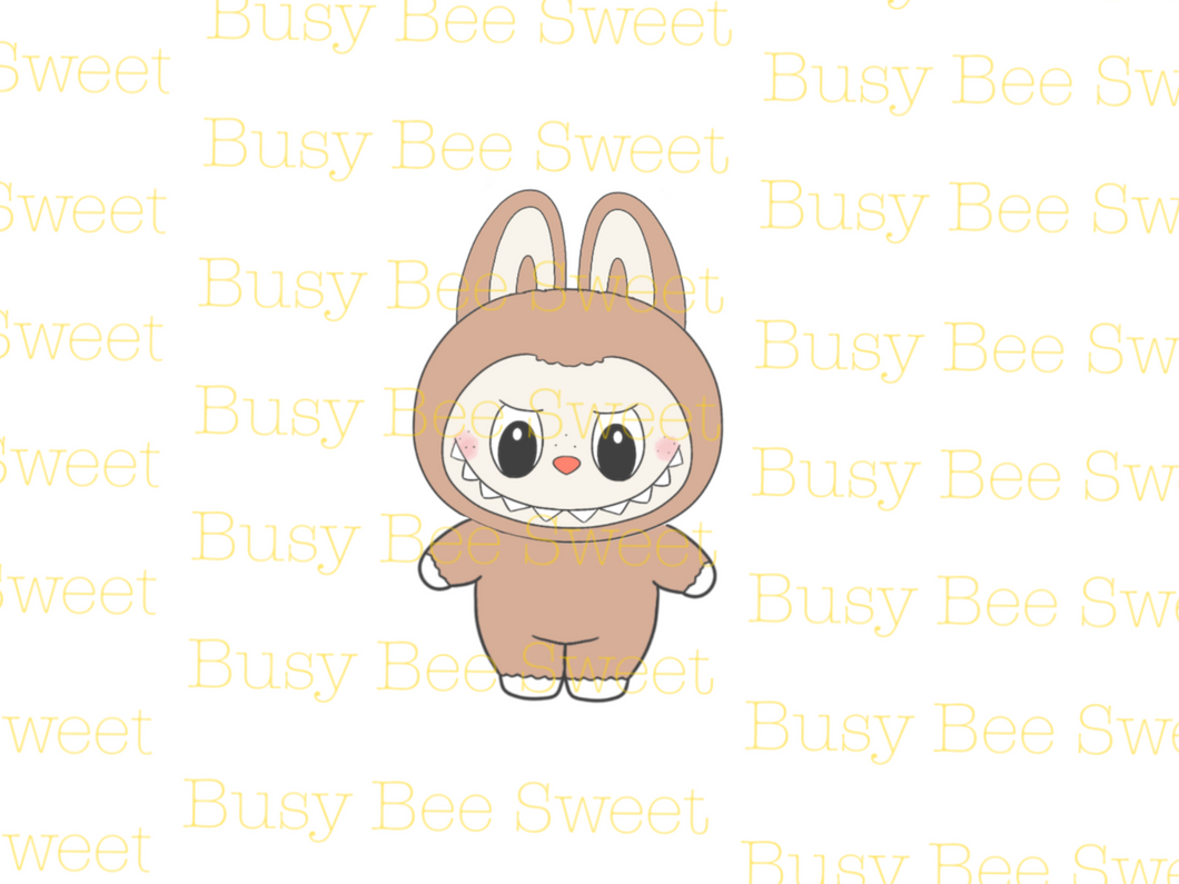 Cute Monster Cutter (full body)-round ears- Labubu