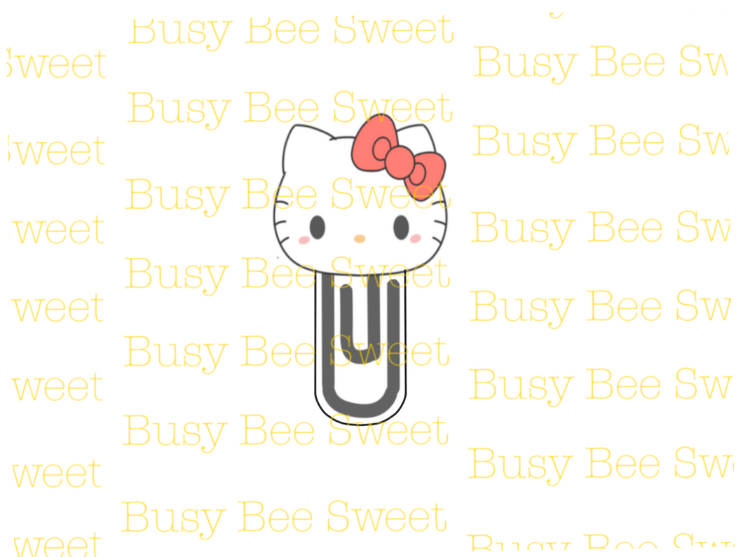 Kitty paper clip Cutter