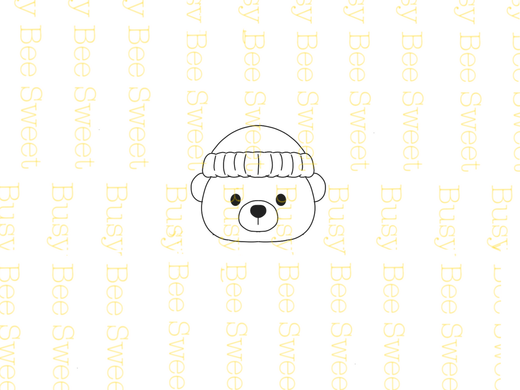 Bear with beanie cutter