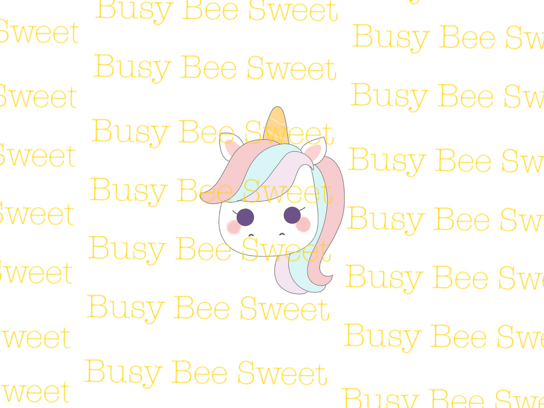Unicorn head 05