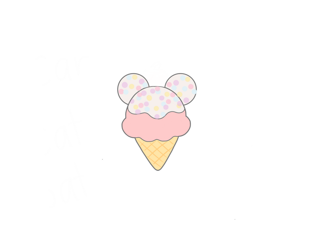Mickey Ice Cream Cutter