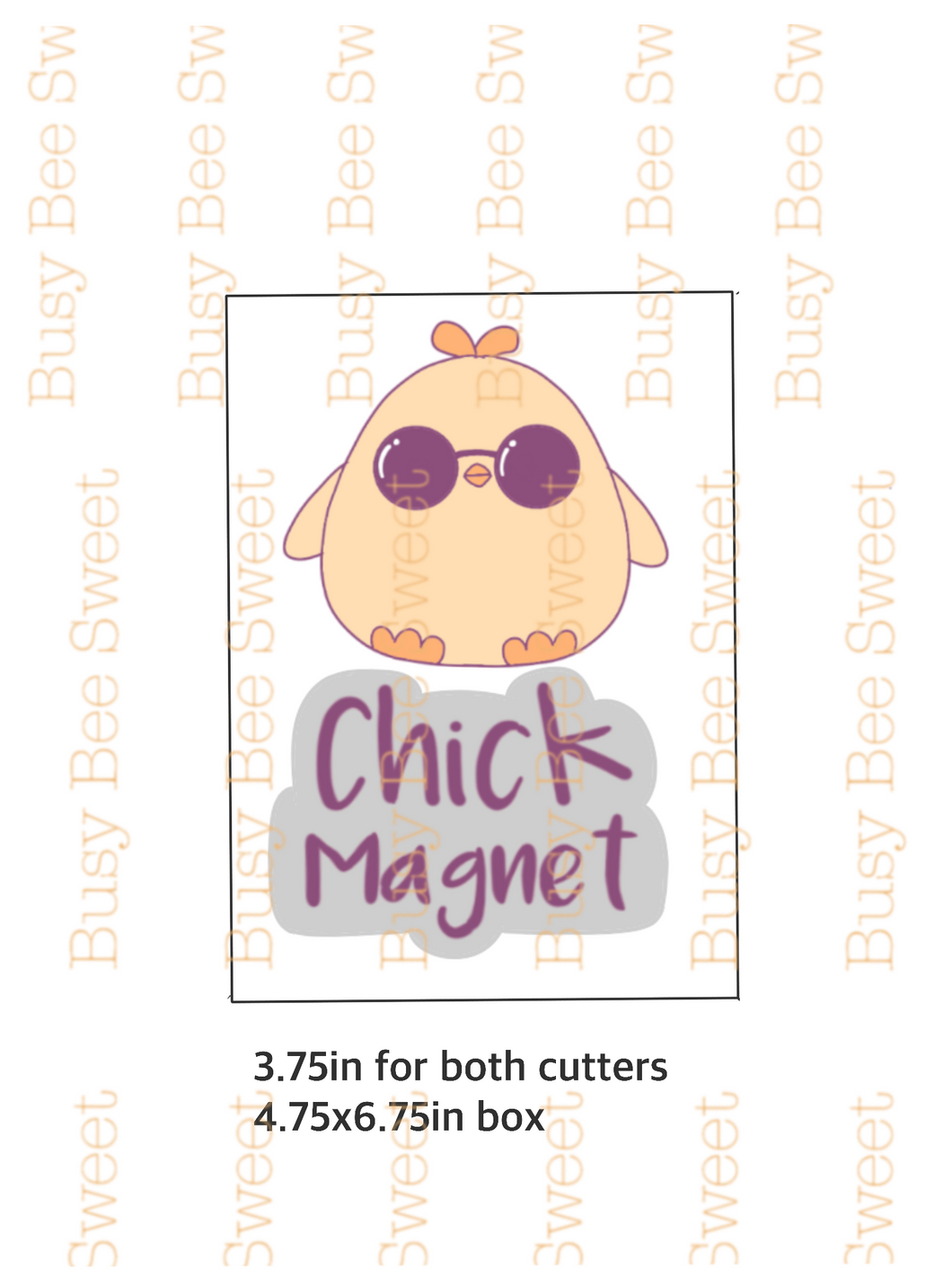 “Chick magnet” plaque cutter 2023