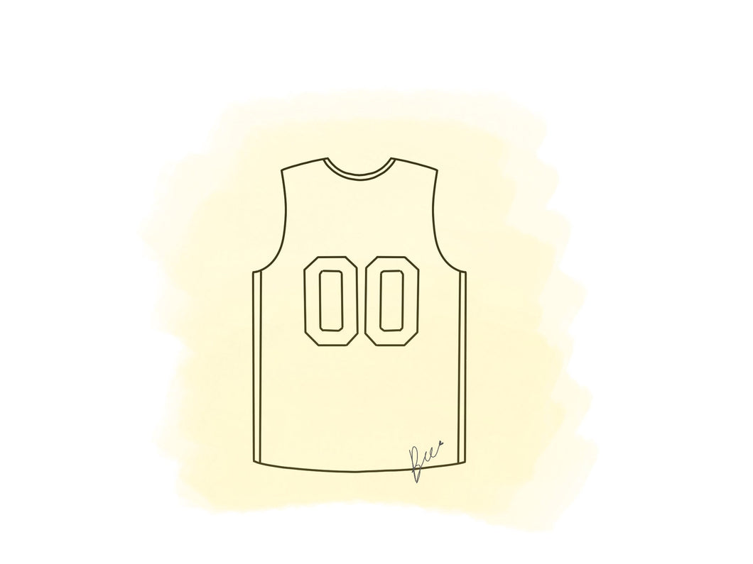 Basketball Shirt/ Sleeveless Shirt Cookie Cutter